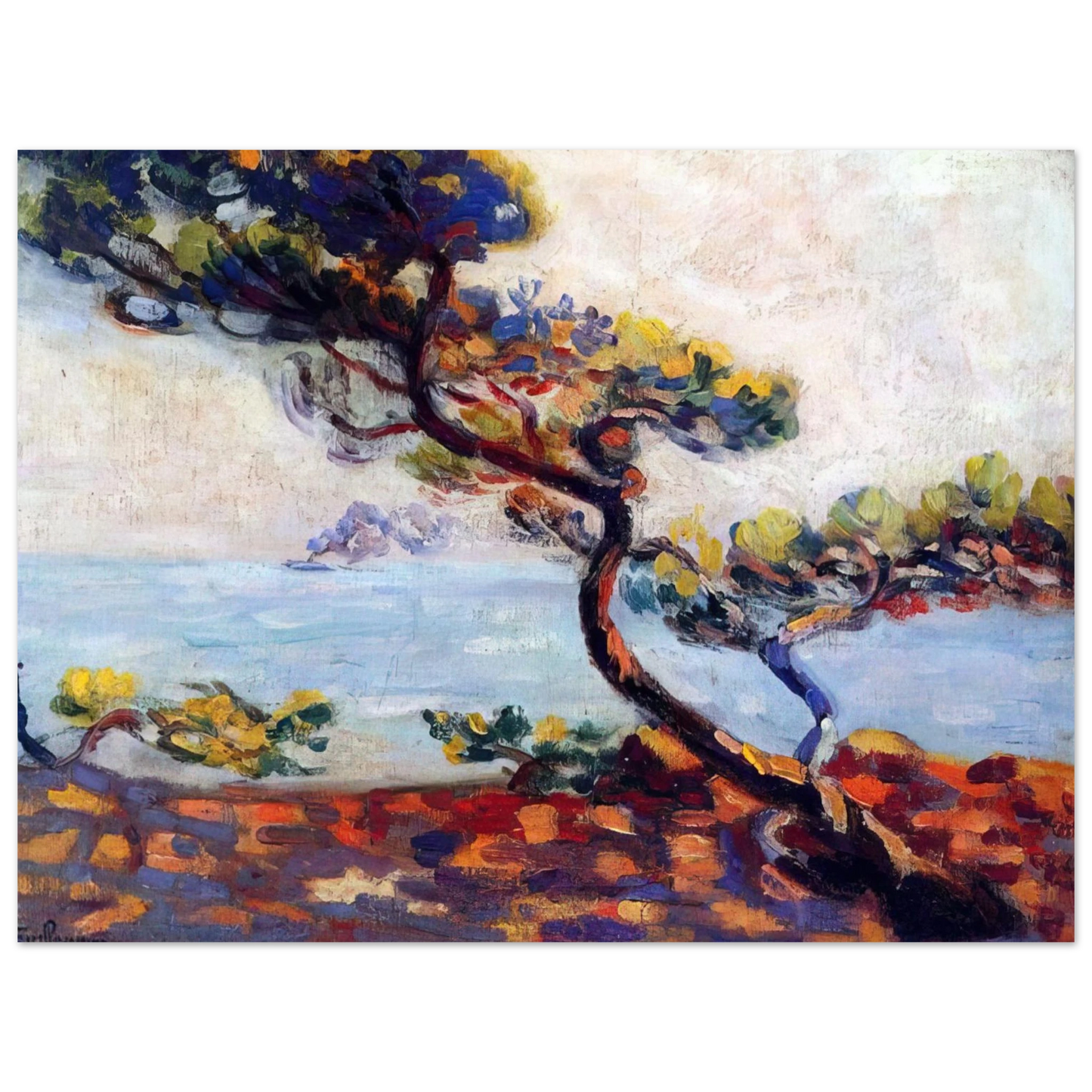 Armand Guillaumin - Dans le Midi - 1910 75x100 cm / 30x40inches Fine Art Poster