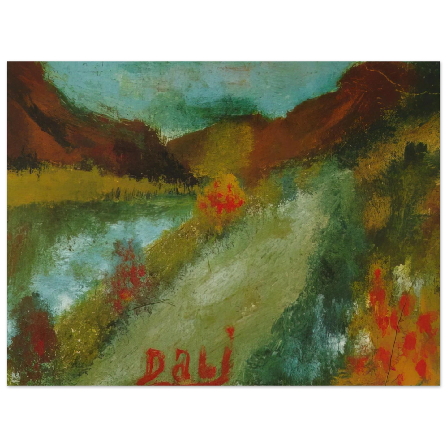 Salvador Dali - LANDSCAPE 2 75x100 cm / 30x40inches Fine Art Poster