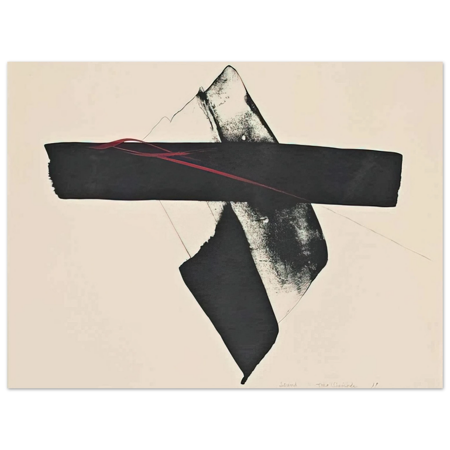 Toko Shinoda - Sound - Abstract Expressionism 75x100 cm / 30x40inches Fine Art Poster