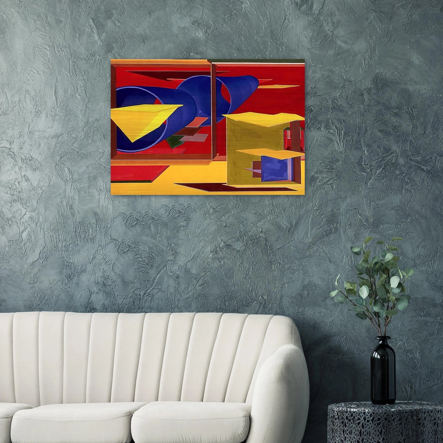 Pachinko - Al Held Brushed Aluminum Print - 70x100 cm / 28x40 inches | Al Held Aluminum Print | Al Held Prints