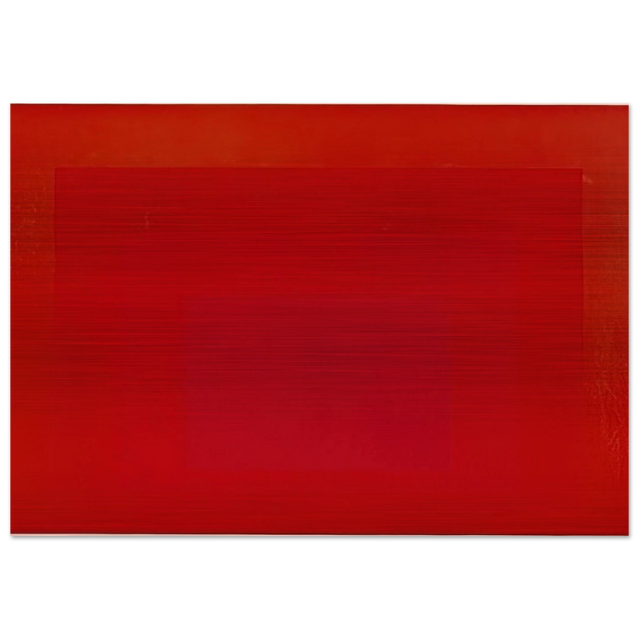 HOMAGE TO THE SQUARE BROAD CALL 1967 - Josef Albers Brushed Aluminum Print - 70x100 cm / 28x40 inches | Josef Albers Aluminum Print | Josef Albers Prints