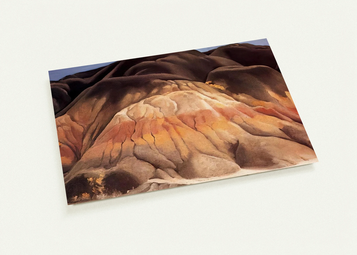 Grey Hills By Georgia O'Keeffe Pack of 10 Post Cards | Georgia O'Keeffe Post Cards | A6 (10.5 x 14.8 cm) - 4.1 x 5.8 inches