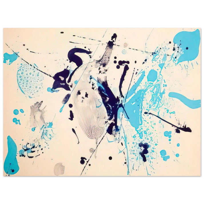 Sam Francis - Blue Violet 75x100 cm / 30x40inches Fine Art Poster