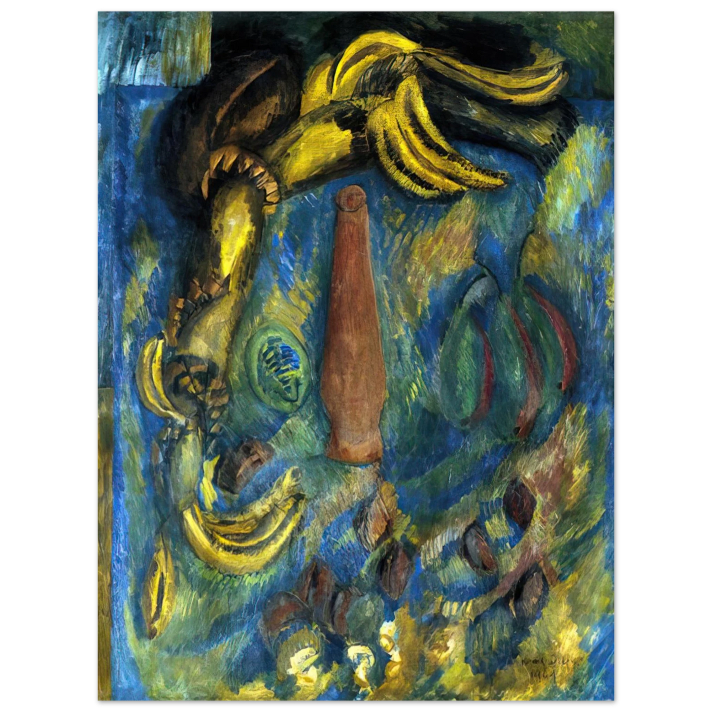 Raoul Dufy - STILL LIFE WITH BANANAS 1909 75x100 cm / 30x40inches Fine Art Poster