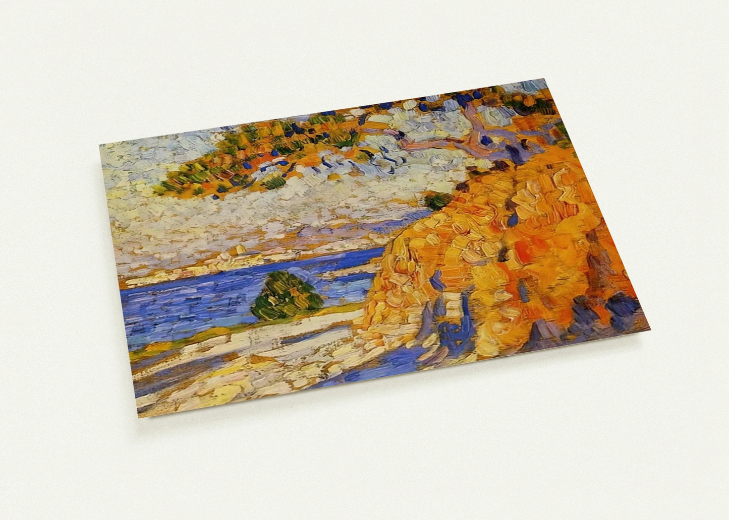 MIDI LANDSCAPE By Theo van Rysselberghe Pack of 10 Post Cards | Theo van Rysselberghe Post Cards | A6 (10.5 x 14.8 cm) - 4.1 x 5.8 inches