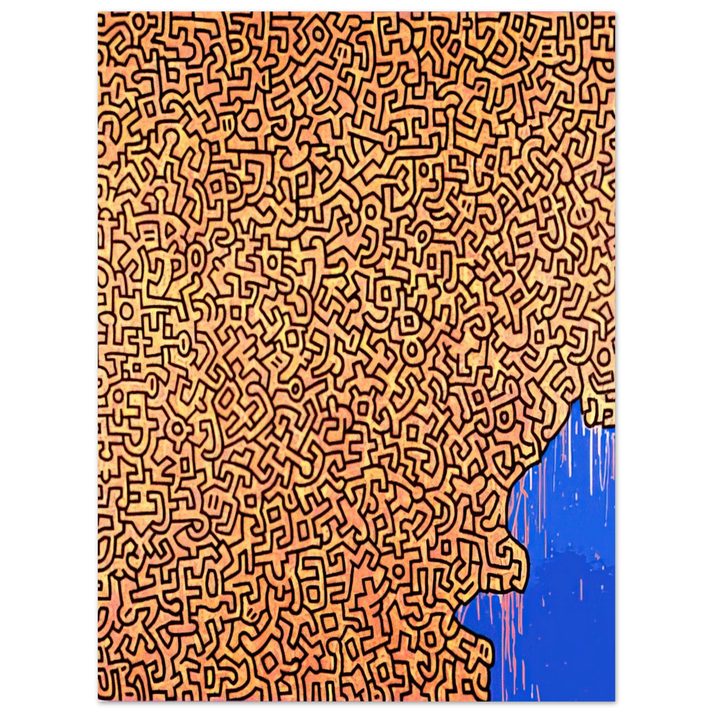 Keith Haring - BRAZIL 1989 75x100 cm / 30x40inches Fine Art Poster