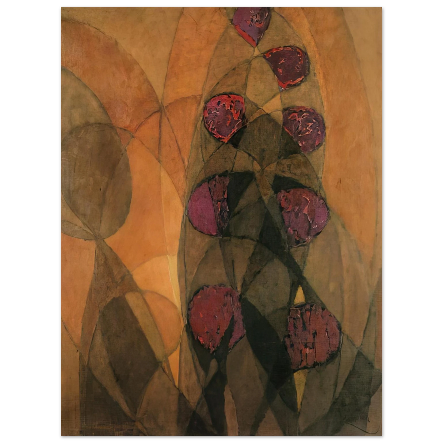 Frantisek Kupka - Warm Chromatics 75x100 cm / 30x40inches Fine Art Poster