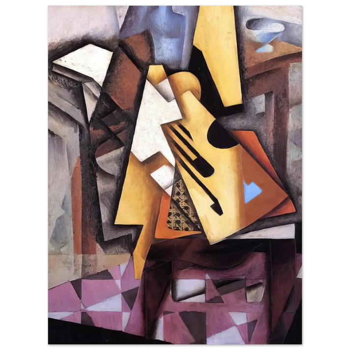 Juan Gris - GUITAR ON A CHAIR 1913 75x100 cm / 30x40inches Fine Art Poster