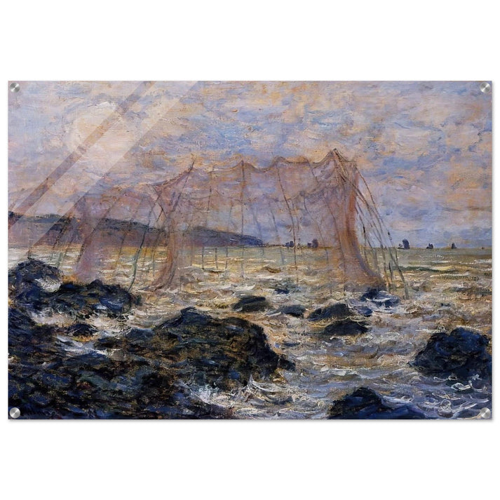 The Nets - claude monet Acrylic Print - 70x100 cm / 28x40″ inches | claude monet Wall Art | claude monet Prints