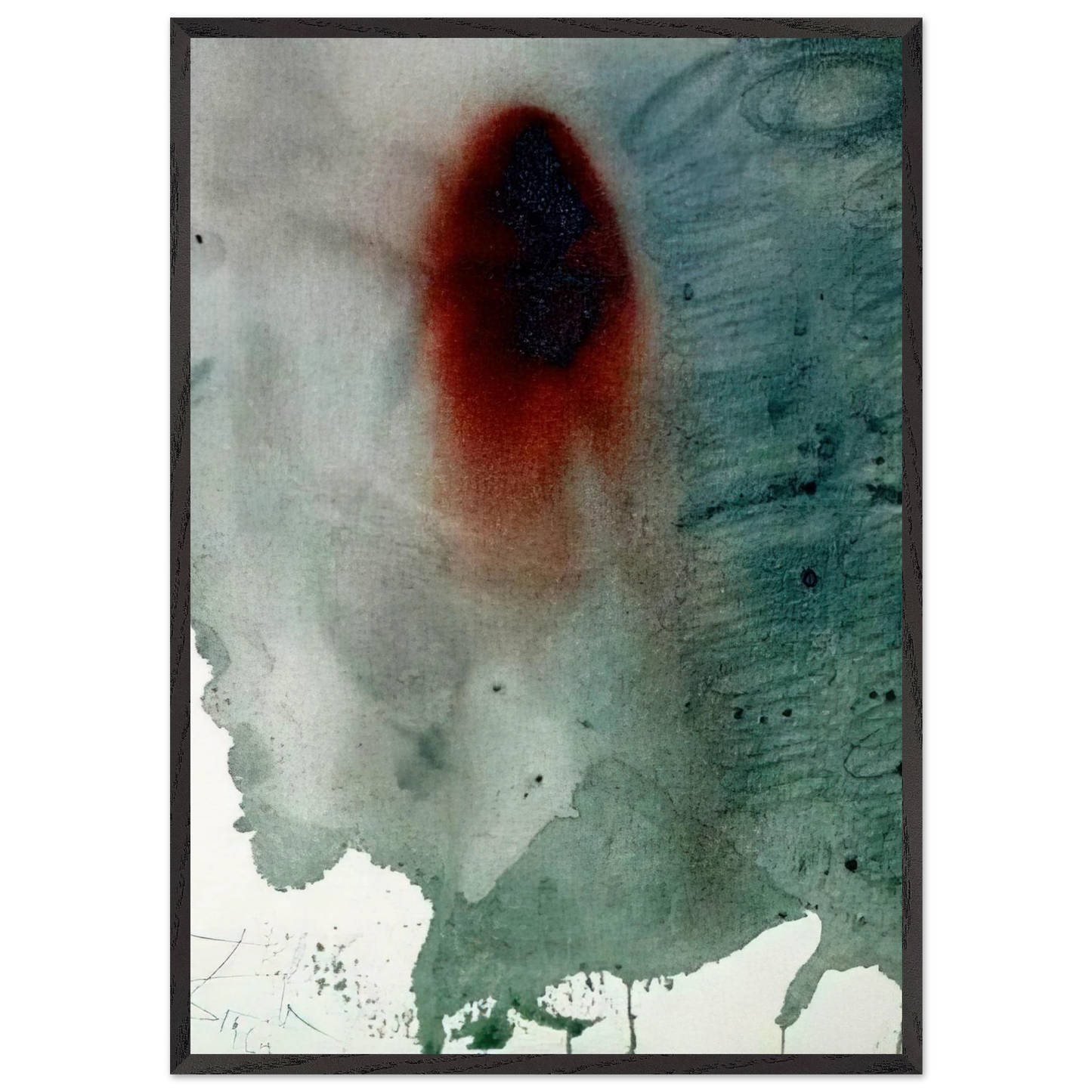 EMISSA VOCE MAGNA EXPIRAVIT MARK 15 37 1967 - Salvador Dali 70x100 cm / 28x40 inches Framed Art Print – Black Wooden Frame