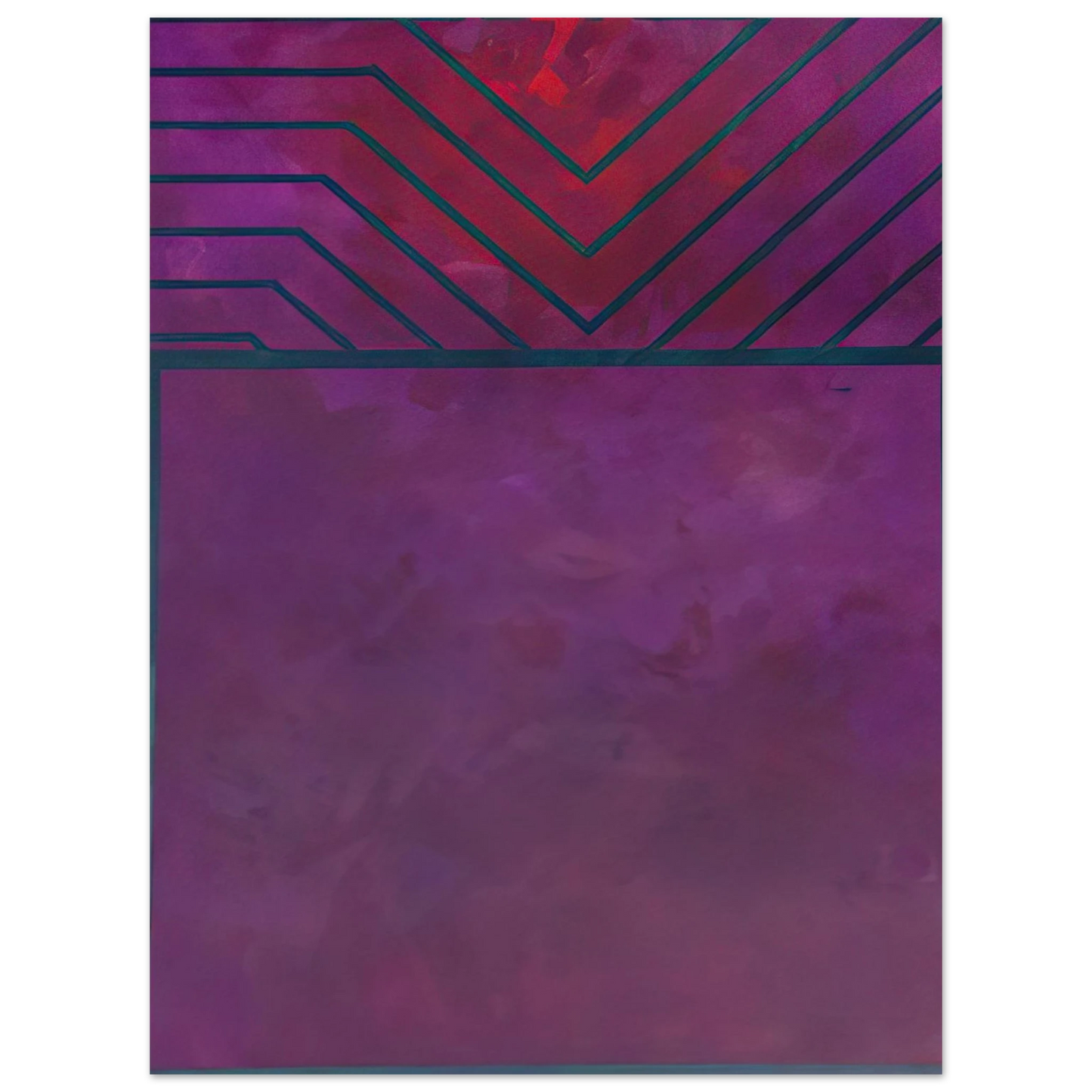 Luis Feito - UNTITLED 1986 75x100 cm / 30x40inches Fine Art Poster