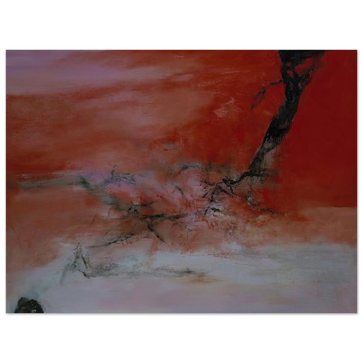Zao Wou-Ki - 10 JANVIER 2001 2001 75x100 cm / 30x40inches Fine Art Poster