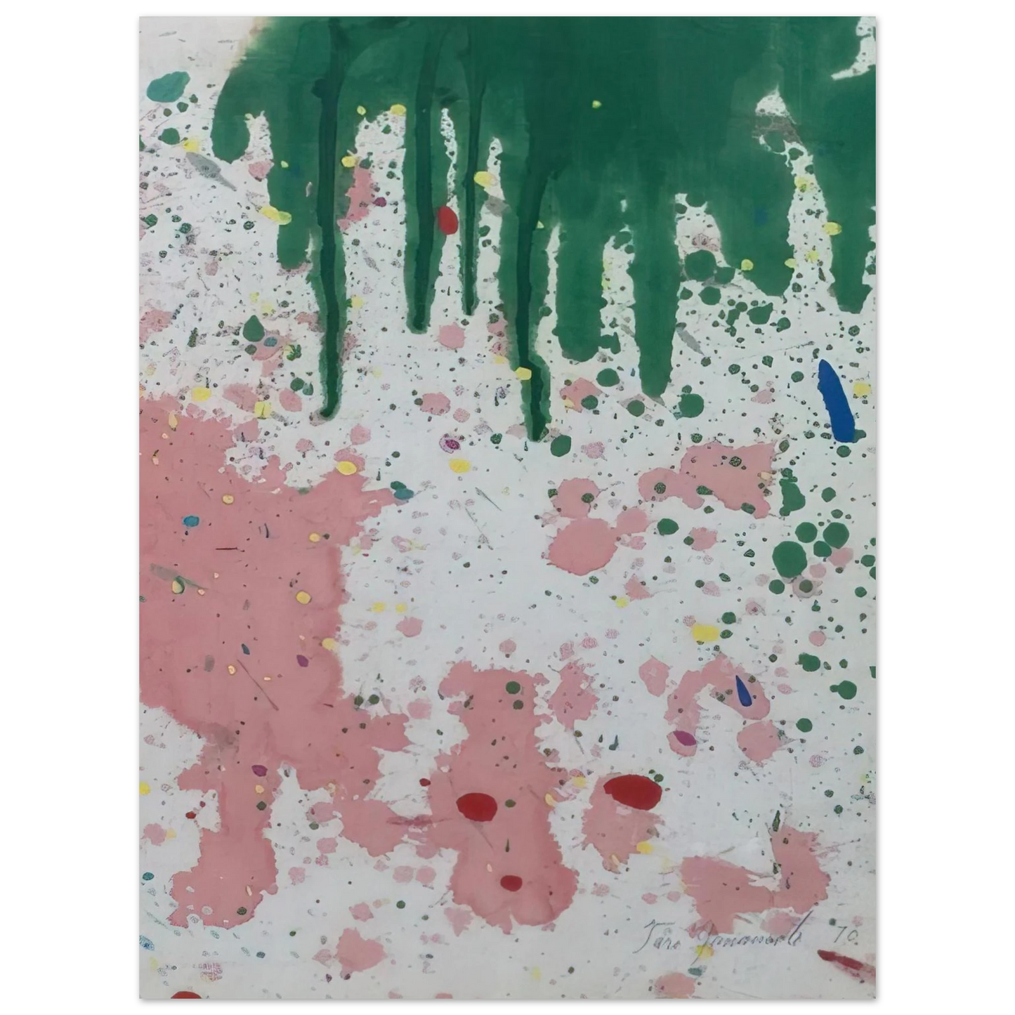 Taro Yamamoto - UNTITLED 1970 75x100 cm / 30x40inches Fine Art Poster