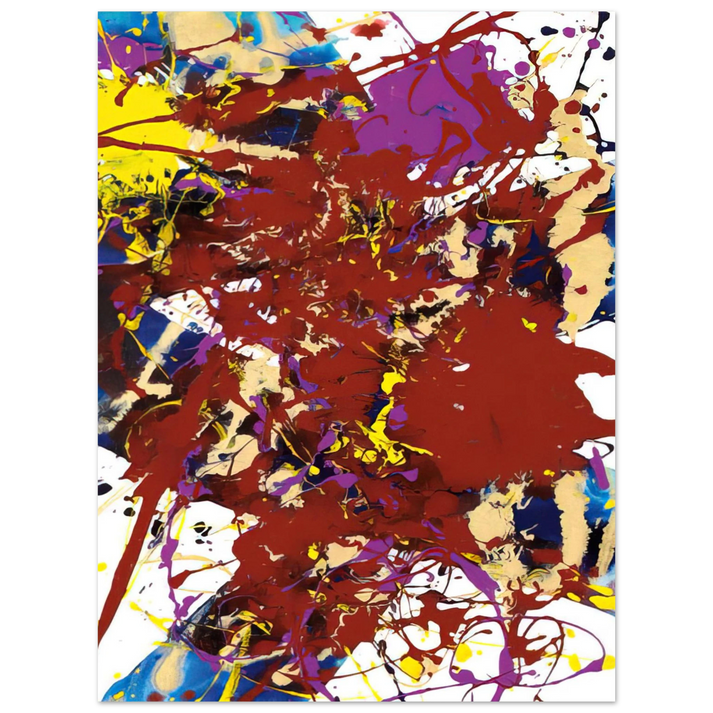 Sam Francis - Untitled SFP94-99 SFF 1781 75x100 cm / 30x40inches Fine Art Poster