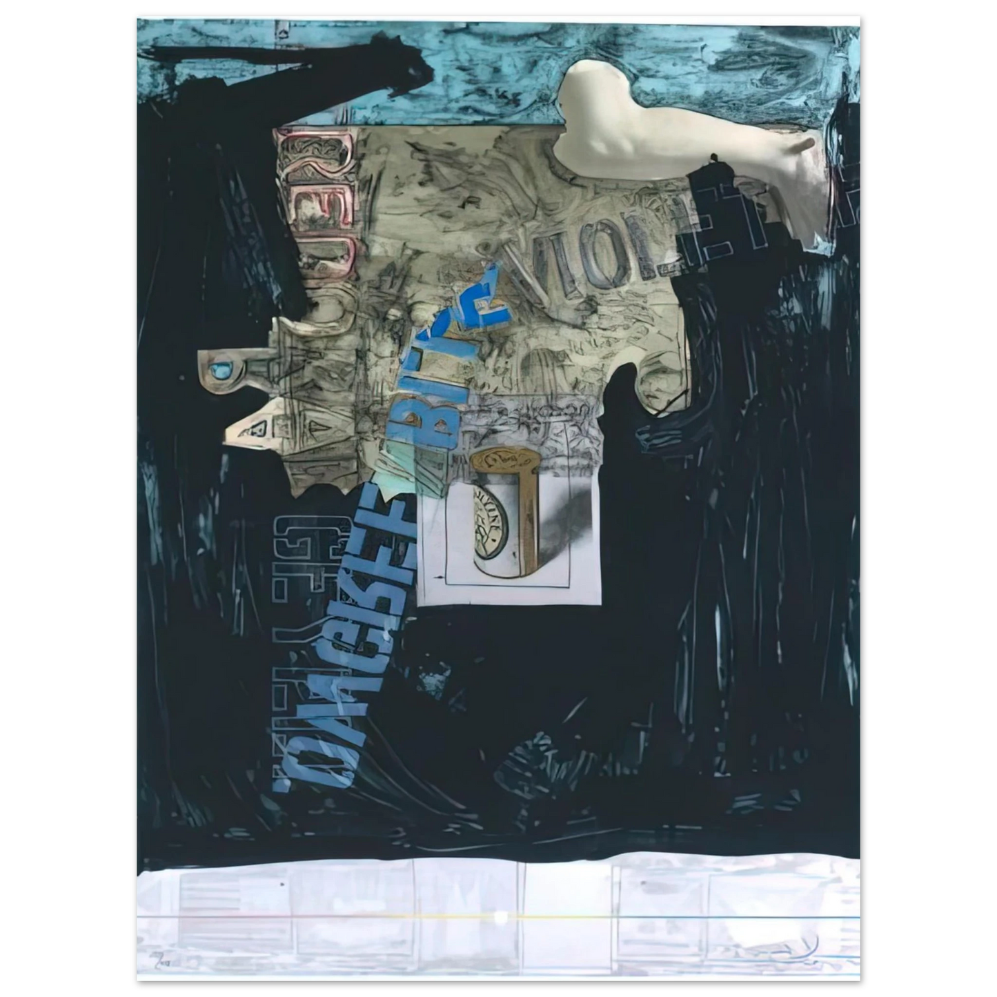 Jasper Johns - DECOY 1971 75x100 cm / 30x40inches Fine Art Poster