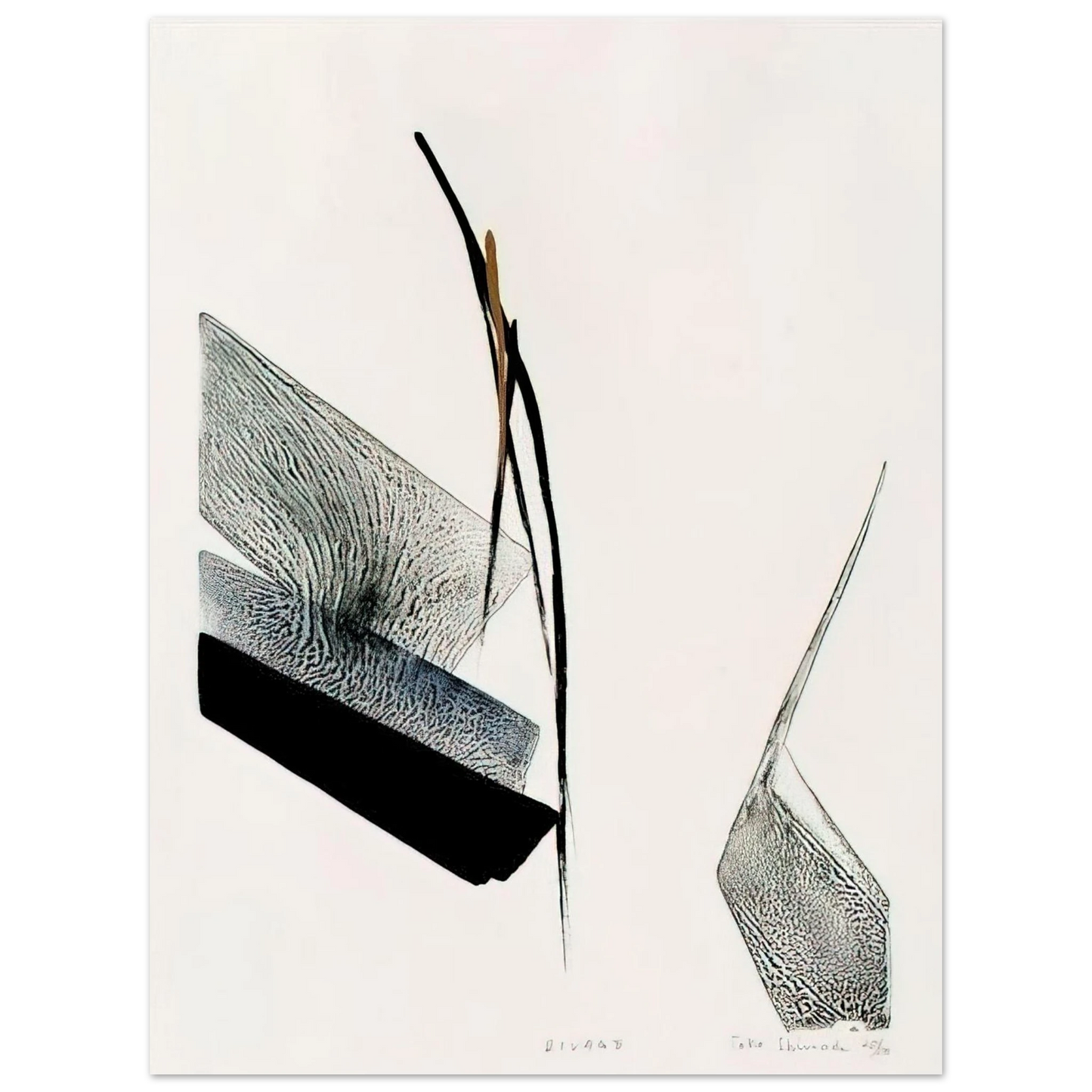 Toko Shinoda - Rivage - Abstract Expressionism 75x100 cm / 30x40inches Fine Art Poster
