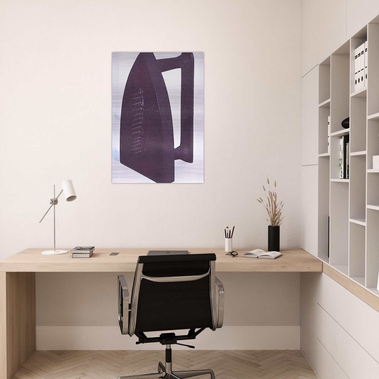 CADEAU GIFT REPLICA OF THE LOST 1921 ORIGINAL - Man Ray Brushed Aluminum Print - 70x100 cm / 28x40 inches | Man Ray Aluminum Print | Man Ray Prints