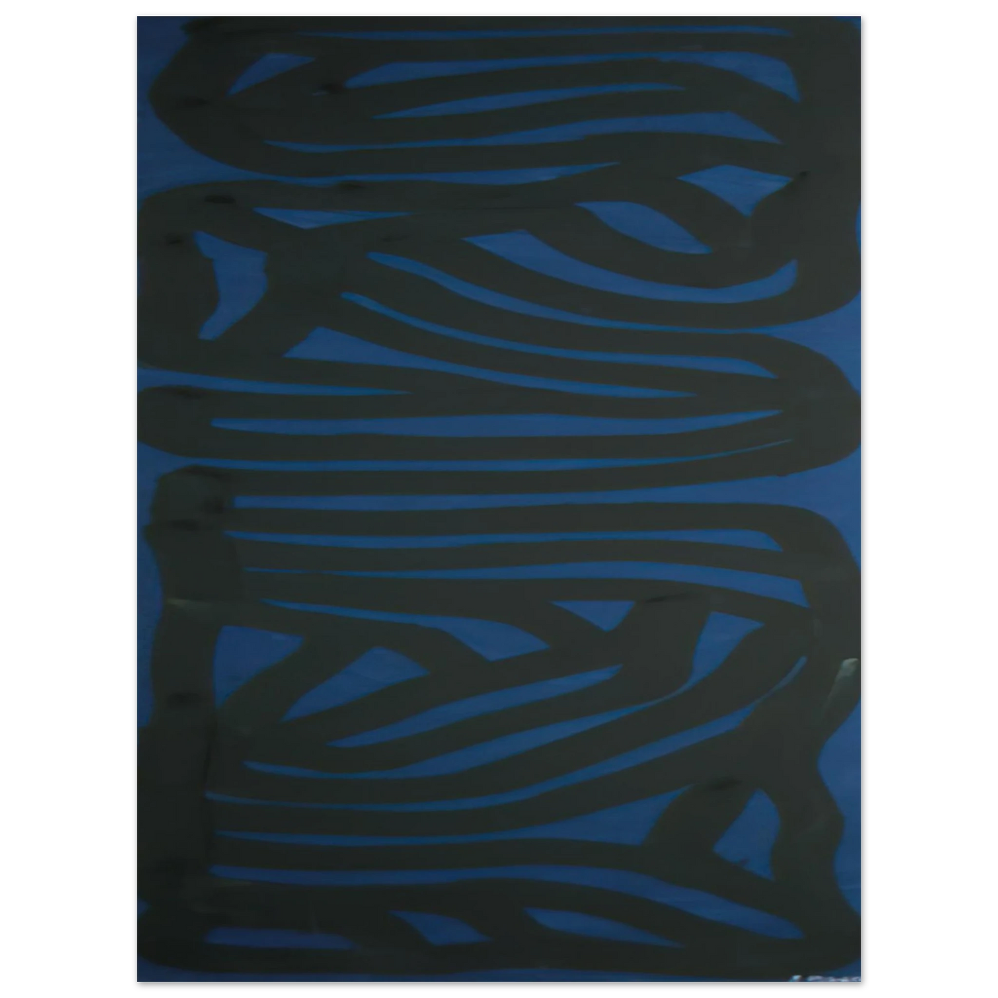 Sol LeWitt - Blue Vertical 75x100 cm / 30x40inches Fine Art Poster