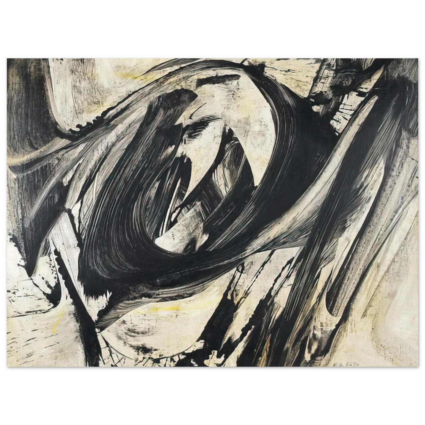 Karl Otto Gotz - Karant 5.7.1957 75x100 cm / 30x40inches Fine Art Poster