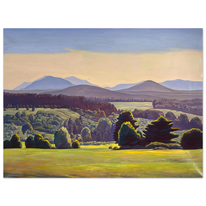 Rockwell Kent - Summer Day. Asgaard 75x100 cm / 30x40inches Fine Art Poster