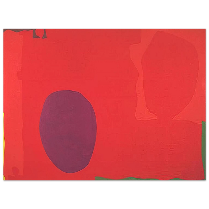 Patrick Heron - Cadmium with Violet, Scarlet, Emerald, Lemon and Venetian - 1969 75x100 cm / 30x40inches Fine Art Poster