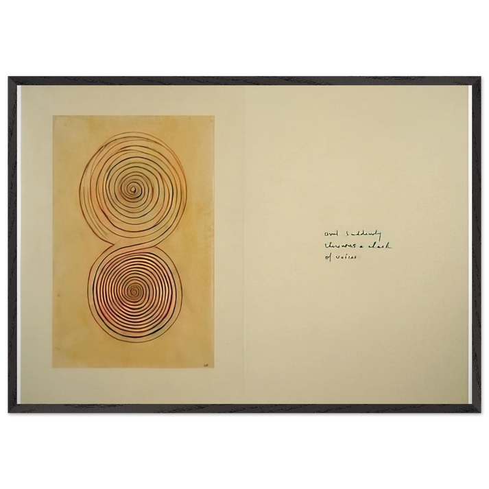 SUBLIMATION 2002 1 - Louise Bourgeois 70x100 cm / 28x40 inches Framed Art Print – Black Wooden Frame