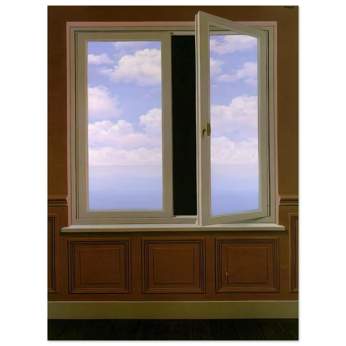 Rene Magritte - THE LOOKING GLASS 1963 75x100 cm / 30x40inches Fine Art Poster