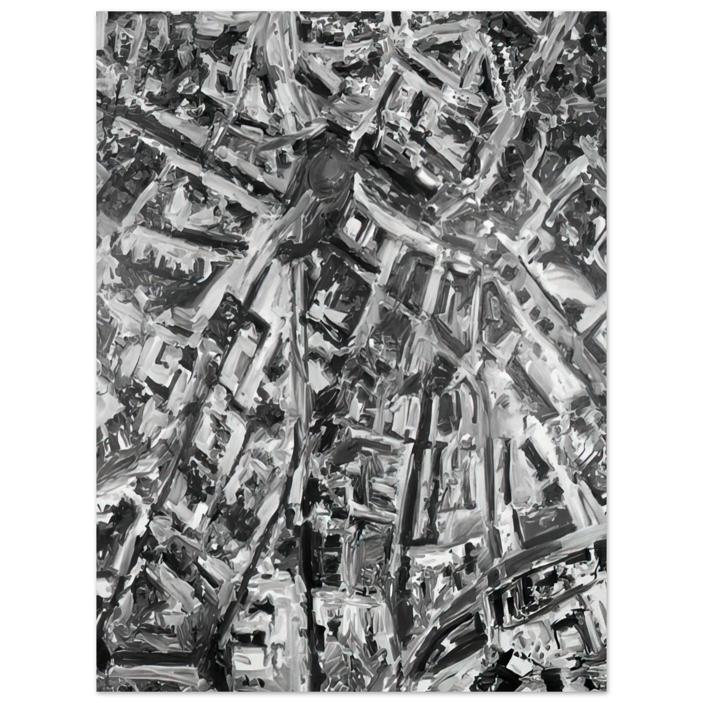 Gerhard Richter - TOWNSCAPE PL 1970 75x100 cm / 30x40inches Fine Art Poster