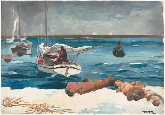 A Curated List of Winslow Homer Paintings: Masterpieces of American Realism - NASSAU 1899 by Winslow Homer