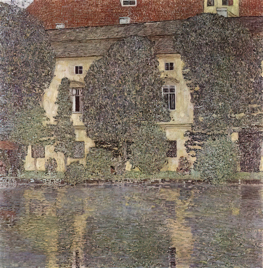 Adele Altmann and Gustav Klimt: The Golden Muse Behind the Masterpieces - THE SCHLOSS KAMMER ON THE ATTERSEE III 1910 by Gustav Klimt