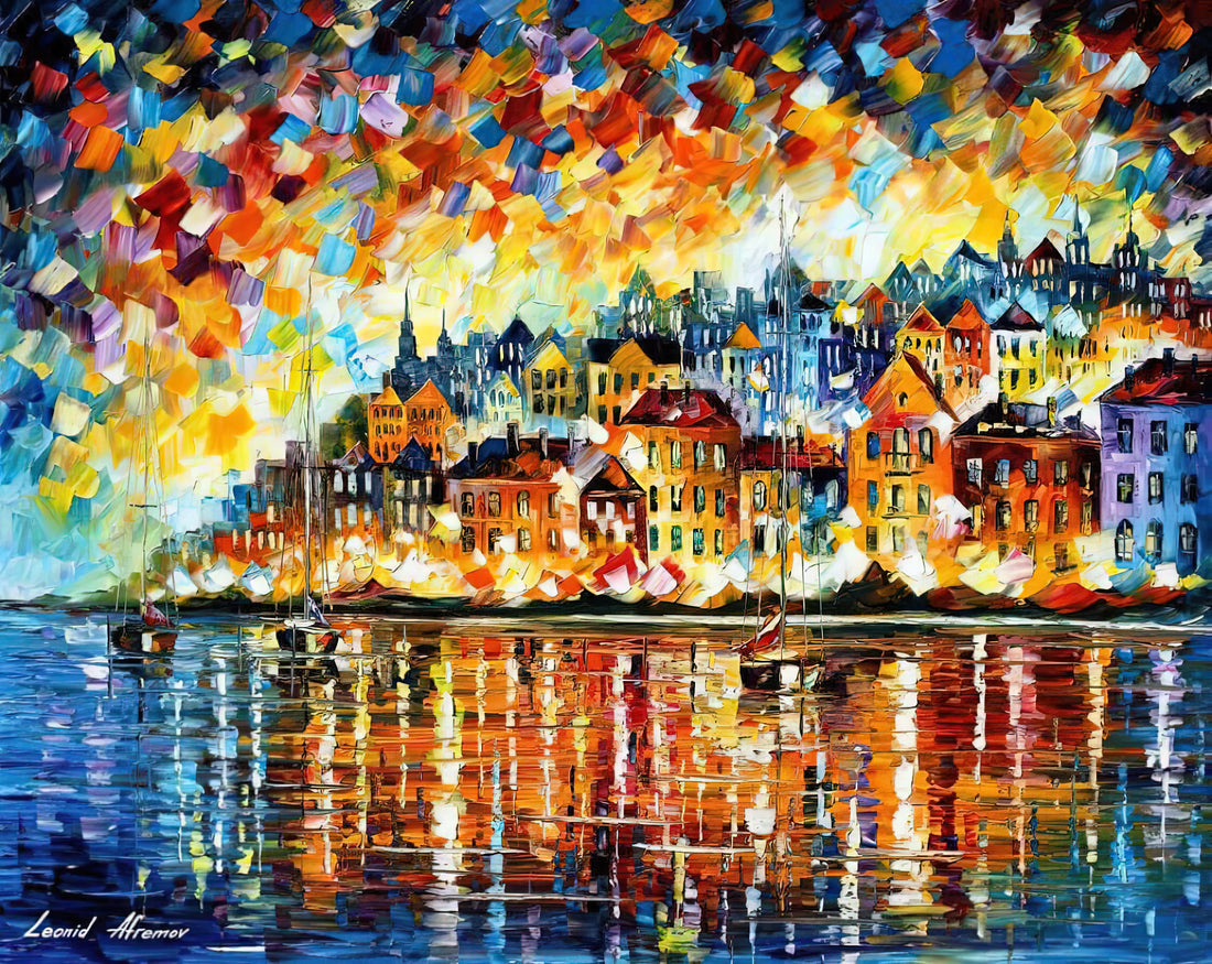 Afremov Art: The Vibrant World of Leonid Afremov's Palette Knife Mastery - Leonid Afremov by Leonid Afremov