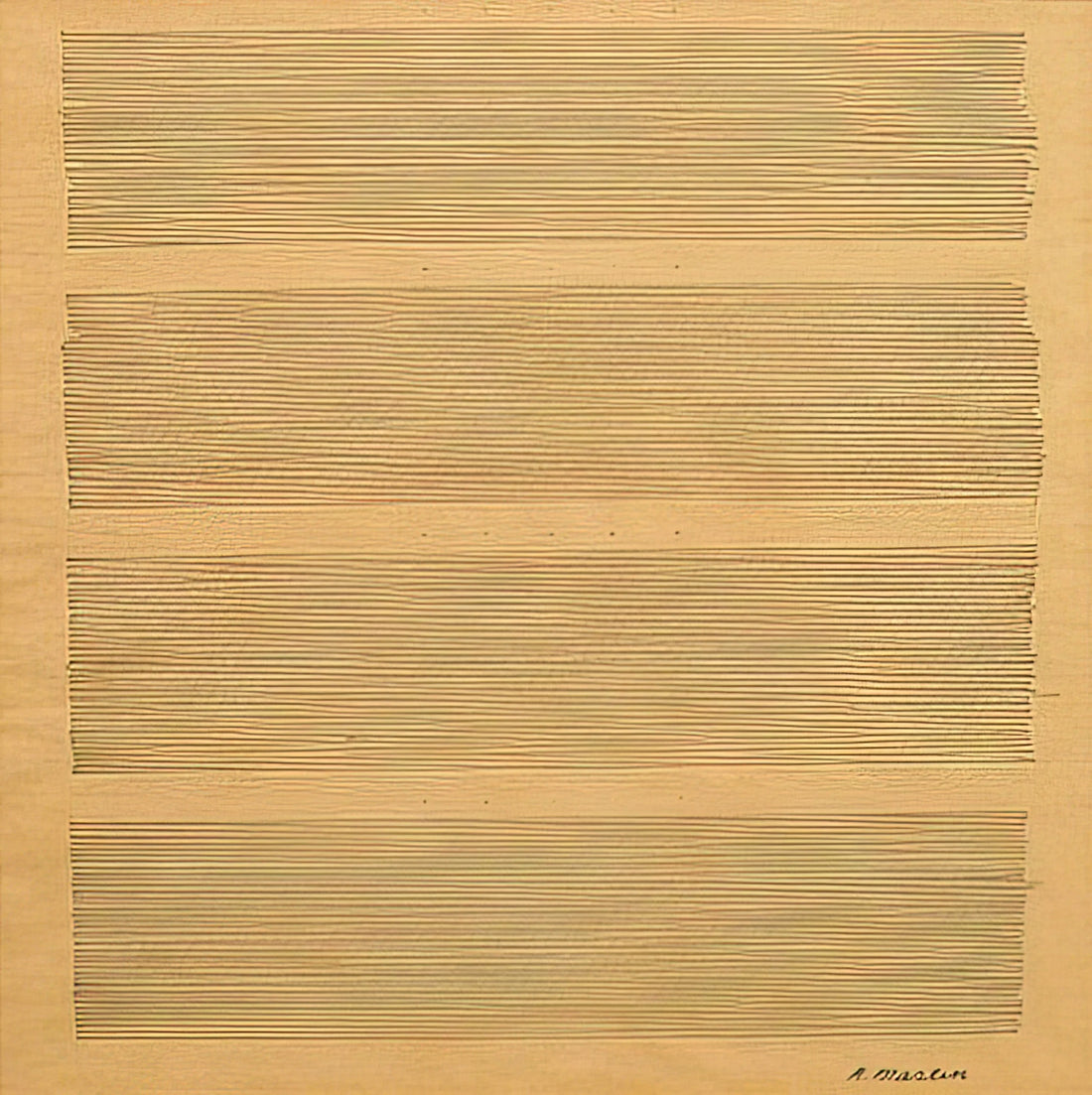 Agnes Martin Canvas: The Sublime Minimalism of a Modern Master - Morning Star by Agnes Martin
