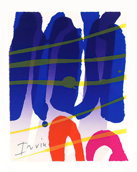 Albert Irvin Framed Canvas Print: A Collector's Guide to British Abstract Expressionism - Alba - 1987 by Albert Irvin