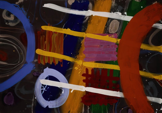 Albert Irvin Print: A Guide to the British Abstract Expressionist's Vibrant Artworks - Buchanan - 1987 by Albert Irvin