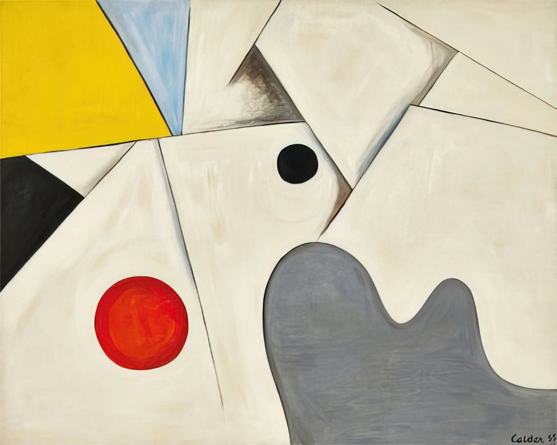 Alexander Calder Lithograph for Sale: A Collector's Guide to the Master of Movement - WHITE FIELDS 1955 by Alexander Calder