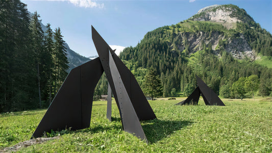 Alexander Calder PowerPoint: How to Present the Master of Kinetic Art with Impact - FOUR PLANES ESCARPE 1967 by Alexander Calder