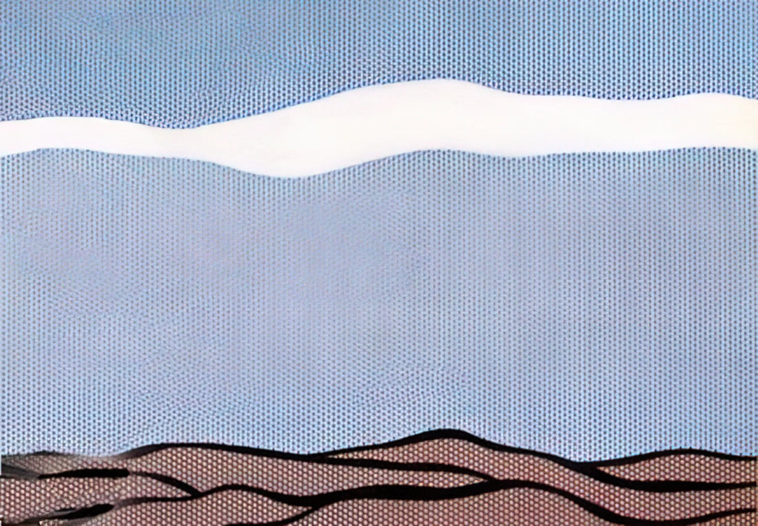 All About Roy Lichtenstein: The Pop Art Pioneer Who Transformed Comics into Fine Art - LANDSCAPE 1964 by Roy Lichtenstein