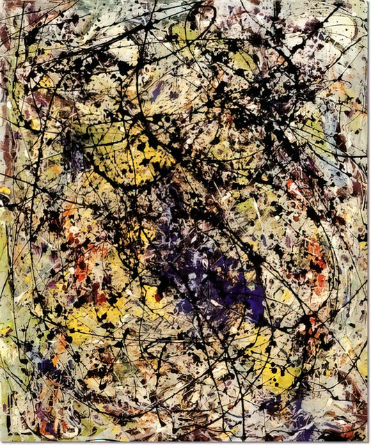 All of Jackson Pollock Paintings: A Comprehensive Guide to the Abstract Expressionist's Revolutionary Work - REFLECTIONS OF THE BIG DIPPER 1947 by Jackson Pollock