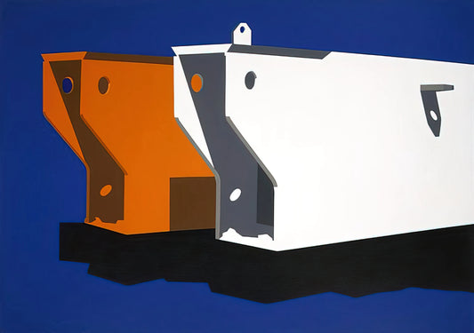 Allan D'Arcangelo: The Pop Art Visionary Who Redefined American Landscapes - Mr. and Mrs. Moby Dick - Pop Art by Allan D Arcangelo