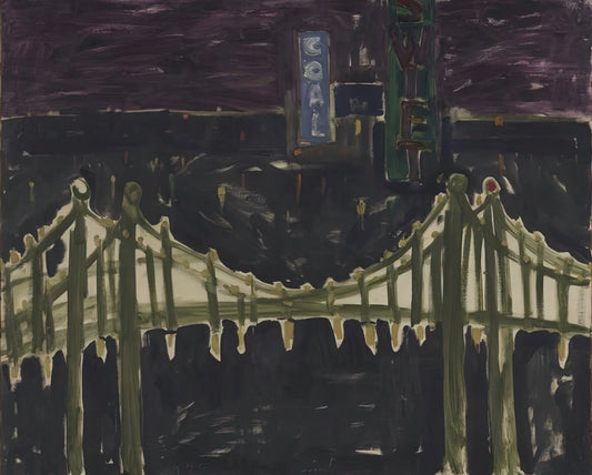 Allan Kaprow Canvas: The Artist Who Redefined Art Beyond the Frame - George Washington Bridge by Allan Kaprow