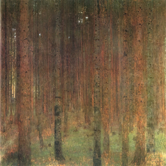 Alma Klimt: The Enduring Legacy of Gustav Klimt's Artistic Vision in Modern Spaces - PINE FOREST II by Gustav Klimt