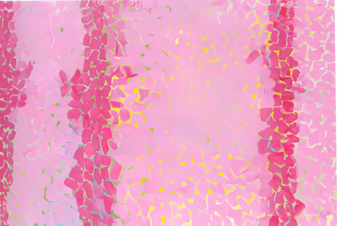 Alma Woodsey Thomas Acrylic Print: A Celebration of Color and Light - WIND AND CREPE MYRTLE CONCERTO 1973 by Alma Woodsey Thomas
