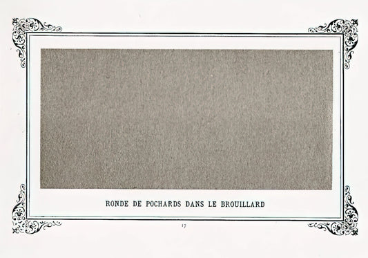 Alphonse Allais Reproduction: The Art of Recreating a French Master's Wit and Vision - Band of Greyfriars in the Fog Band Of Dusty Drunks In The Fog by Alphonse Allais