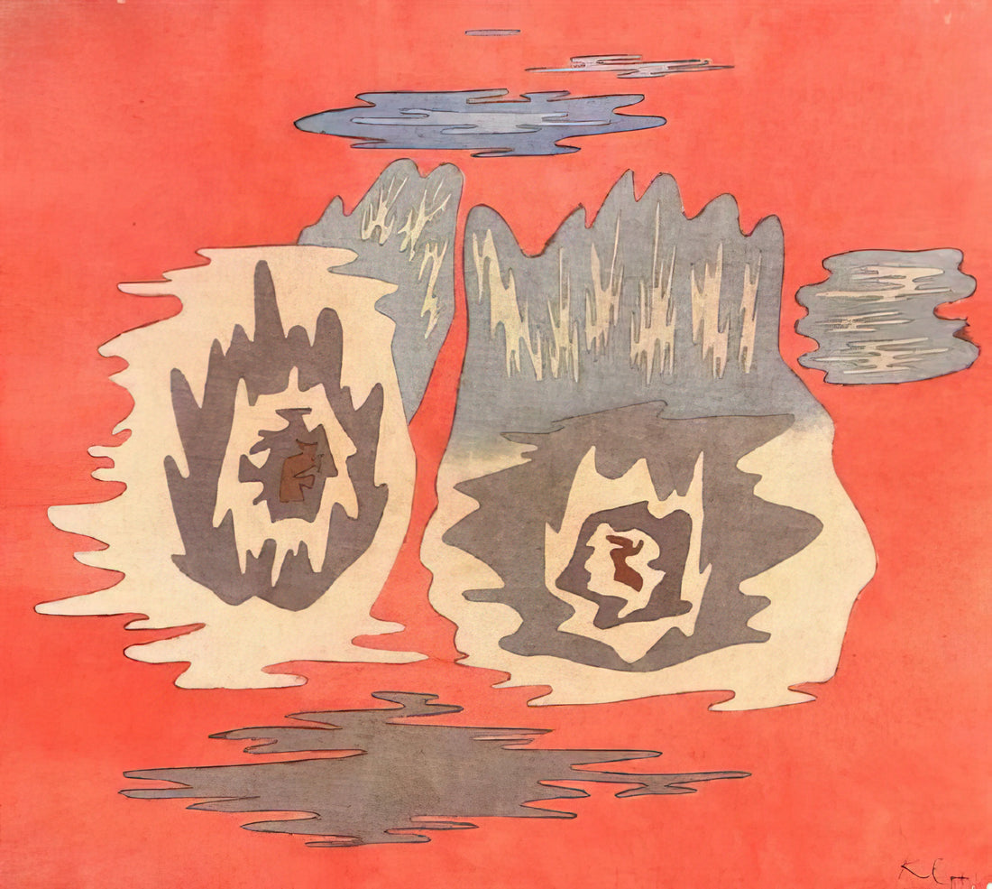 Ancient Harmony: Paul Klee's Timeless Artistic Vision - THE PLACE OF THE TWINS 1929 by Paul Klee