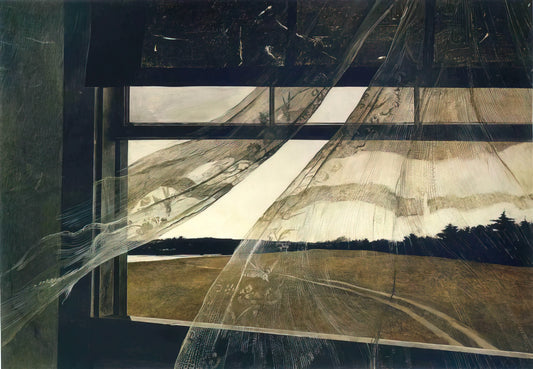 Andrew Wyeth Art: The Quiet Power of American Realism - WIND FROM THE SEA 1947 by Andrew Wyeth
