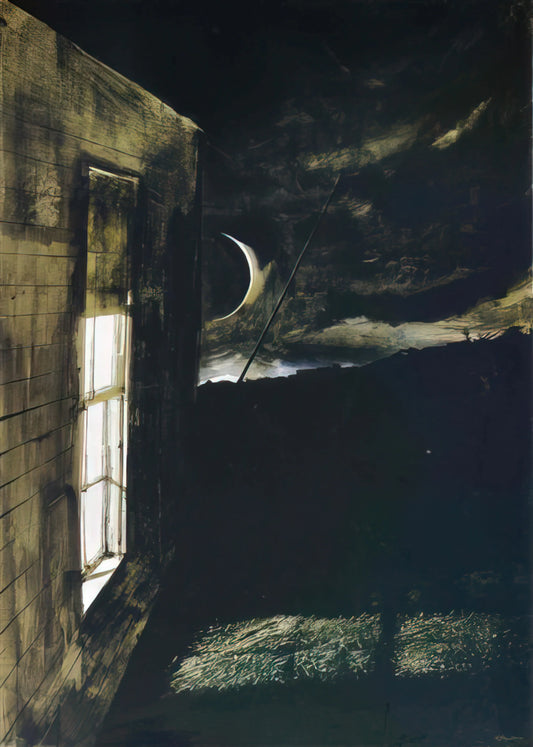 Andrew Wyeth Prints Framed: A Connoisseur's Guide to Collecting and Displaying American Realism - CRESCENT MOON by Andrew Wyeth