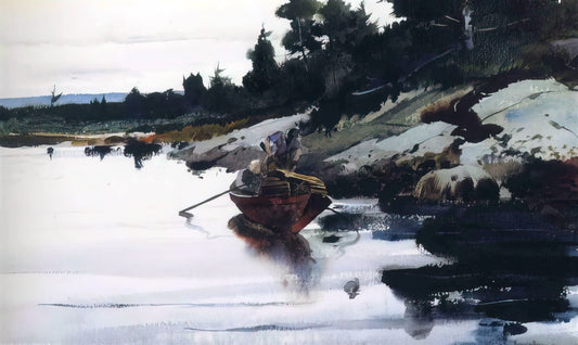 Andrew Wyeth at Christie's: Understanding the Market for America's Most Collected Realist - TURKEY COVE LEDGE by Andrew Wyeth