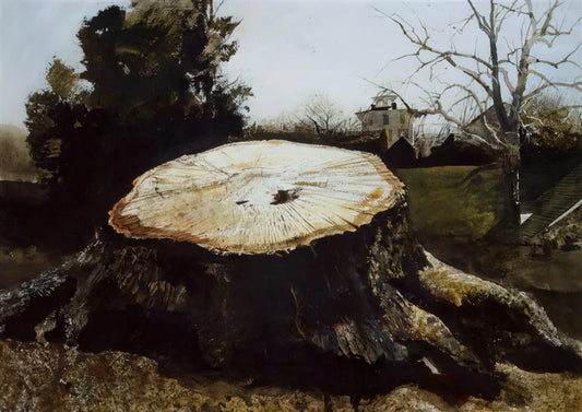 Andrew Wyeth's Famous Painting Christina's World: A Masterpiece of American Realism - THE BIG OAK by Andrew Wyeth