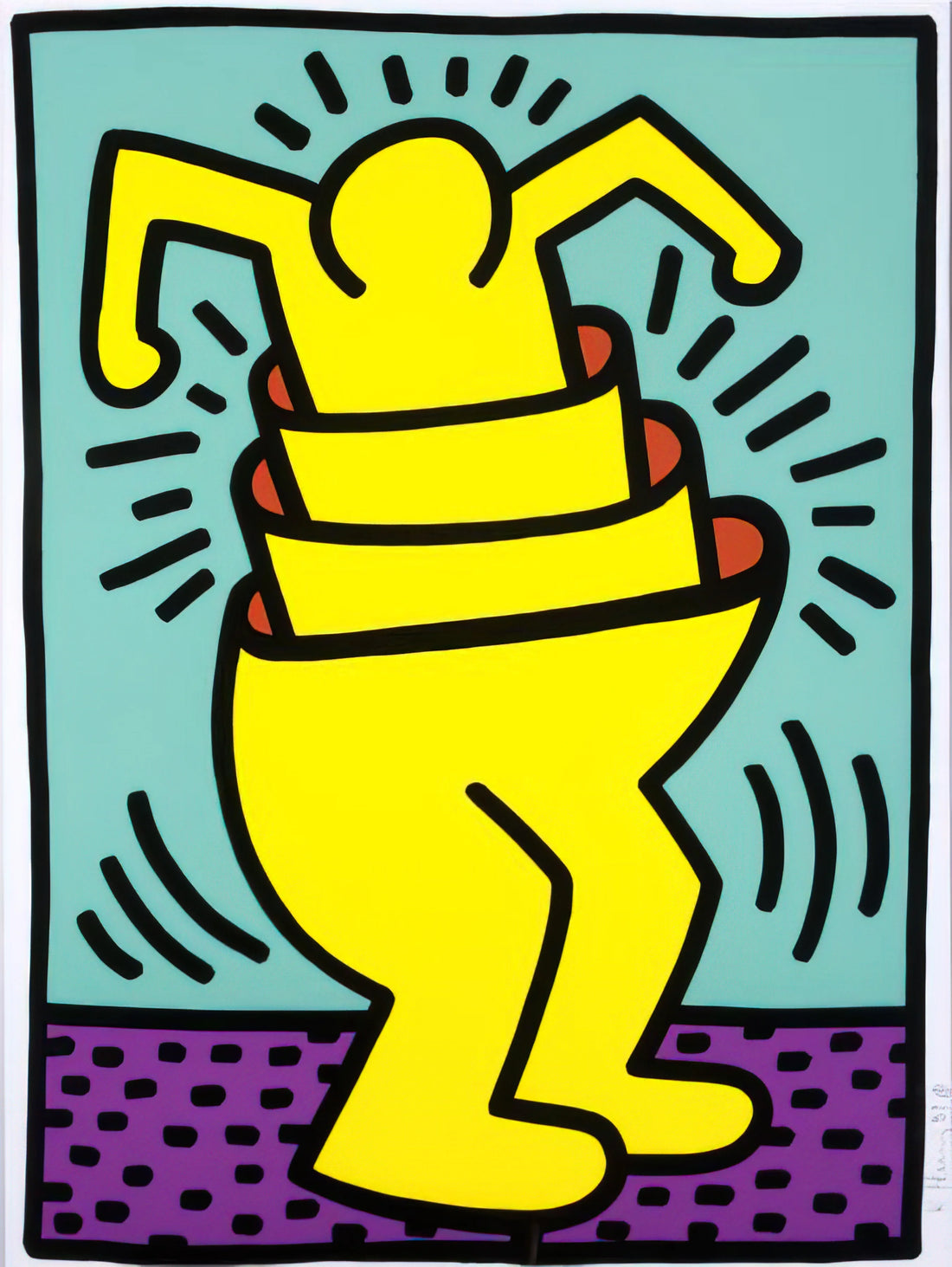 Andy Mouse 3 (1986): Keith Haring's Subversive Pop Art Icon - UNTITLED 1989 by Keith Haring