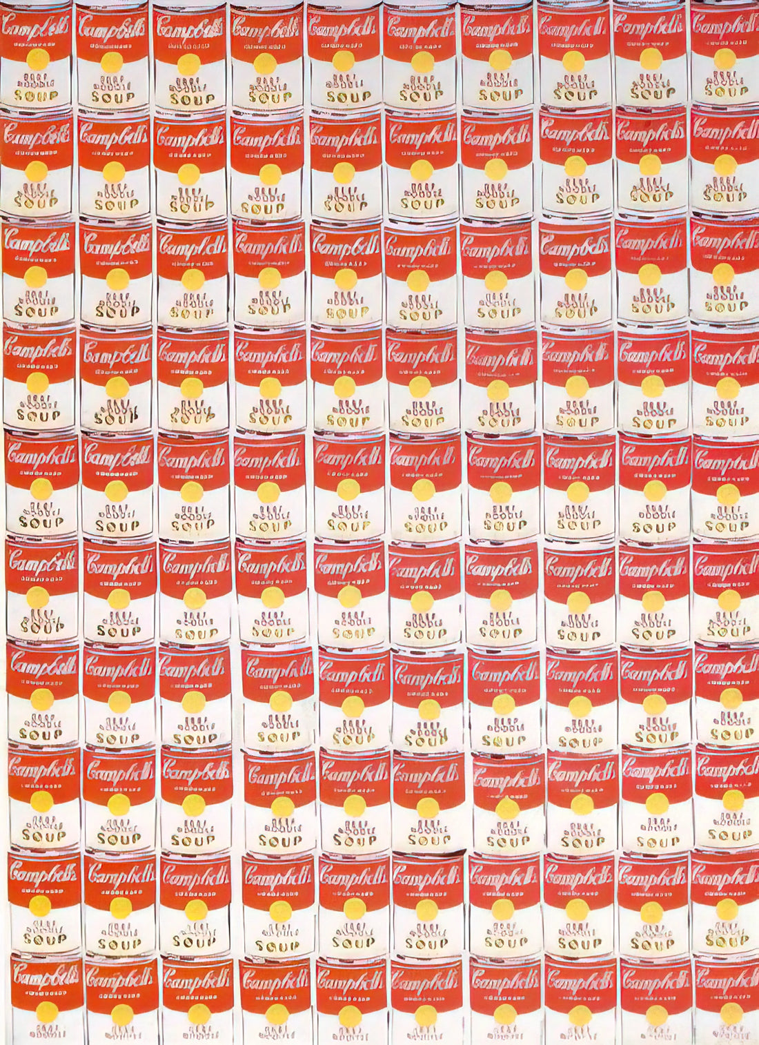 Andy Warhol Chanel Print: Exploring the Intersection of Art, Fashion, and Consumer Culture - 100 Cans by Andy Warhol